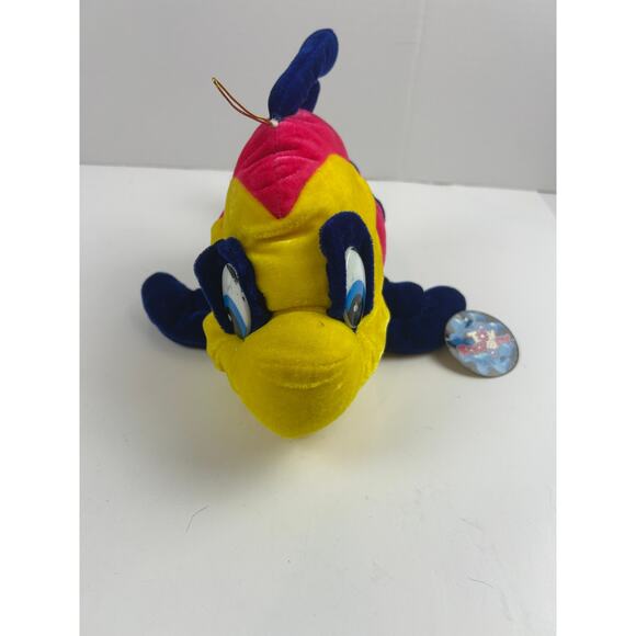 Toy Factory Multicolor Fish Plush Blue Yellow Red 14" Stuffed Animal - Picture 7 of 11